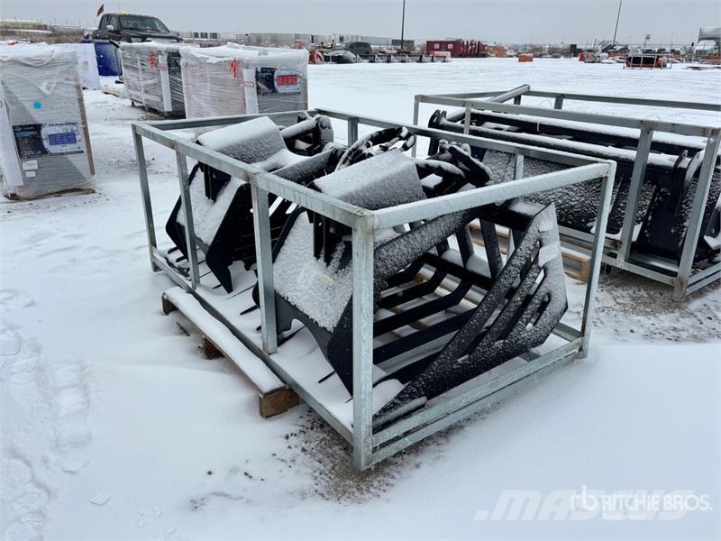 Greatbear 72 in Rock Skid Steer Grapple Bucket Pinze