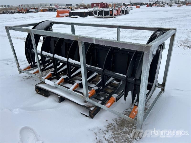 Greatbear 78 in Skid Steer Root Rake Raker og høyvendere
