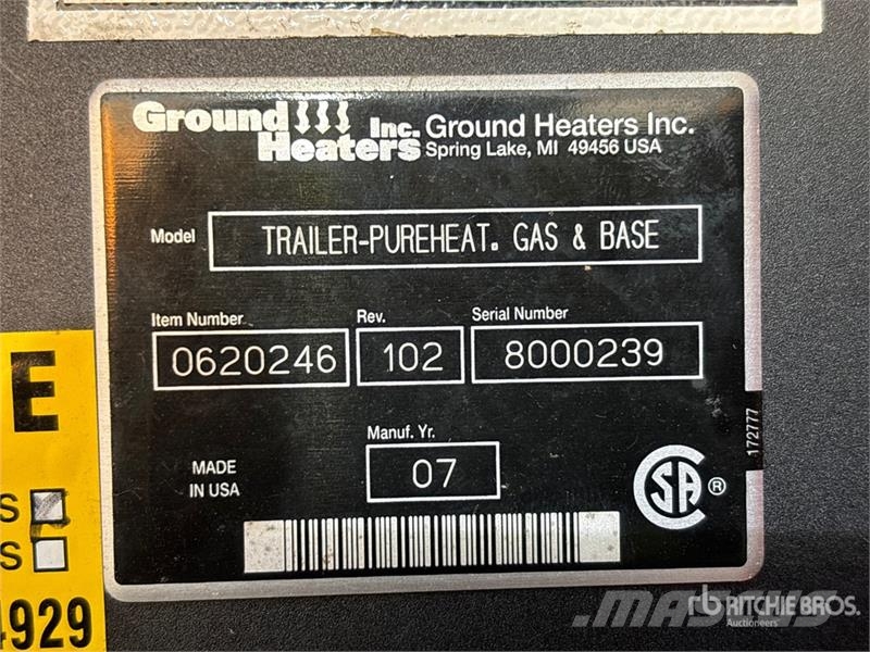 Ground Heater Pureheat 860000 BTU Hydronic Air Hea Kühl- und Heizsysteme
