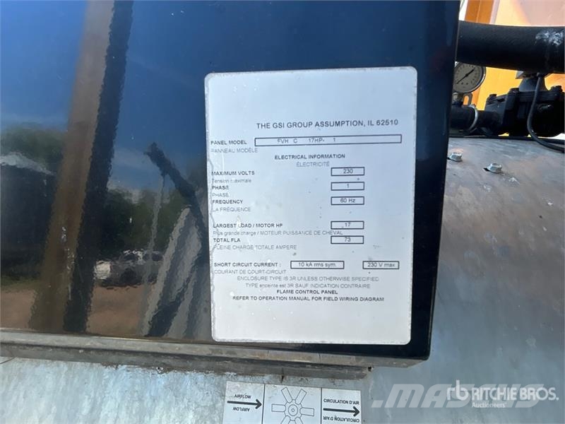 GSI 1116 770 bu/hr Continuous Grain Dryer Grain dryers
