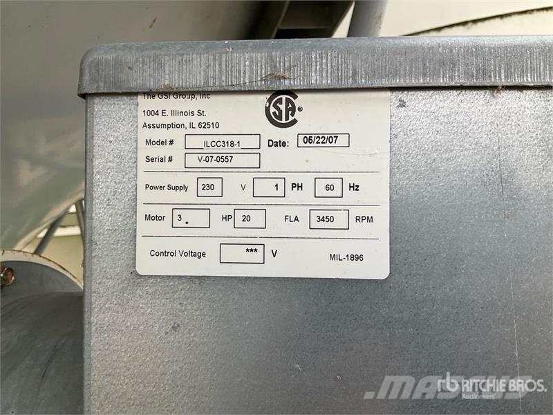 GSI ILCC318-1 20 hp Aeration Fan مجفف بذور