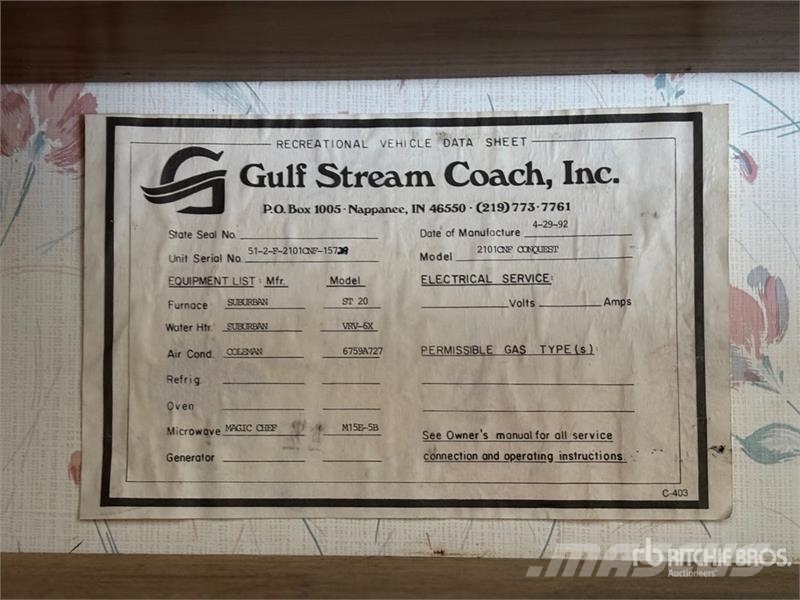 Gulf Stream 21 ft T/A Travel Trailer Citas piekabes