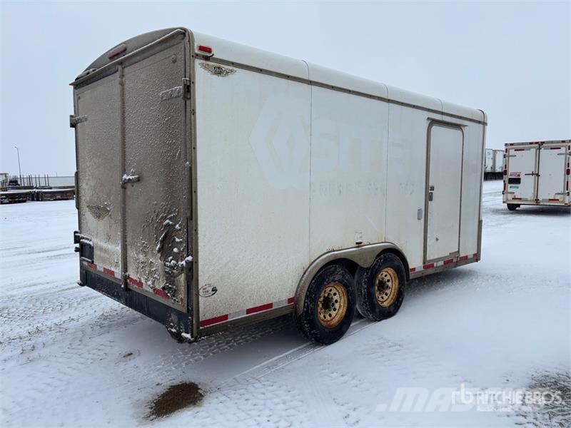 H & H & 16 ft T/A Steam Enclosed Trailer Remorque Fourgon