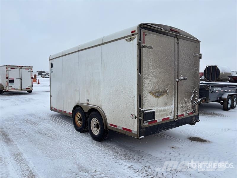 H & H & 16 ft T/A Steam Trailer Enclosed Trailer Furgons