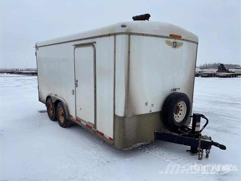 H & H & 16 ft T/A Steam Trailer Enclosed Trailer Furgons