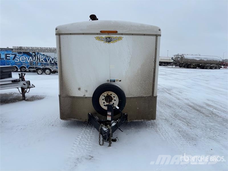 H & H & 16 ft T/A Steam Trailer Enclosed Trailer Furgons