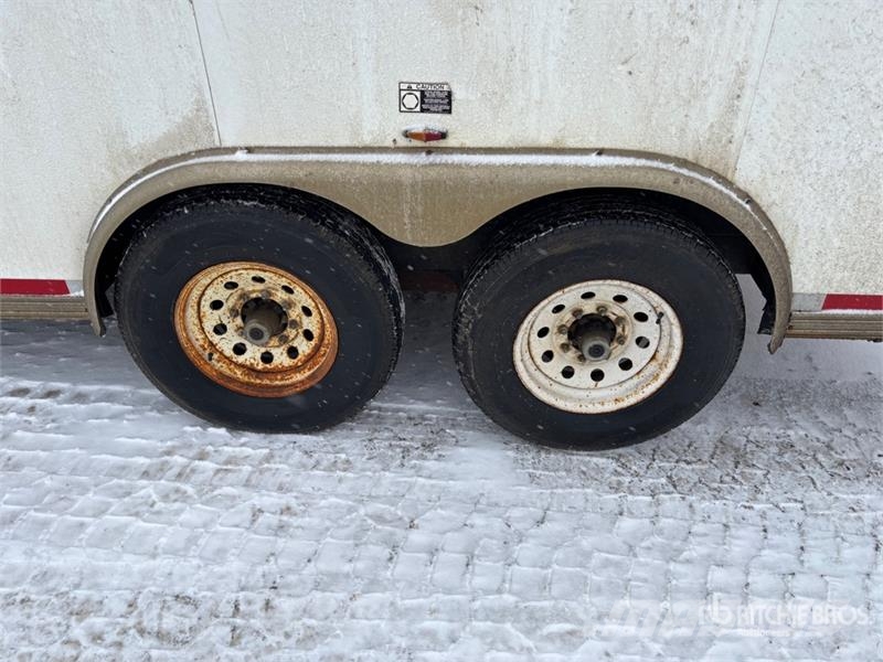 H & H & 16 ft T/A Steam Trailer Enclosed Trailer Furgons