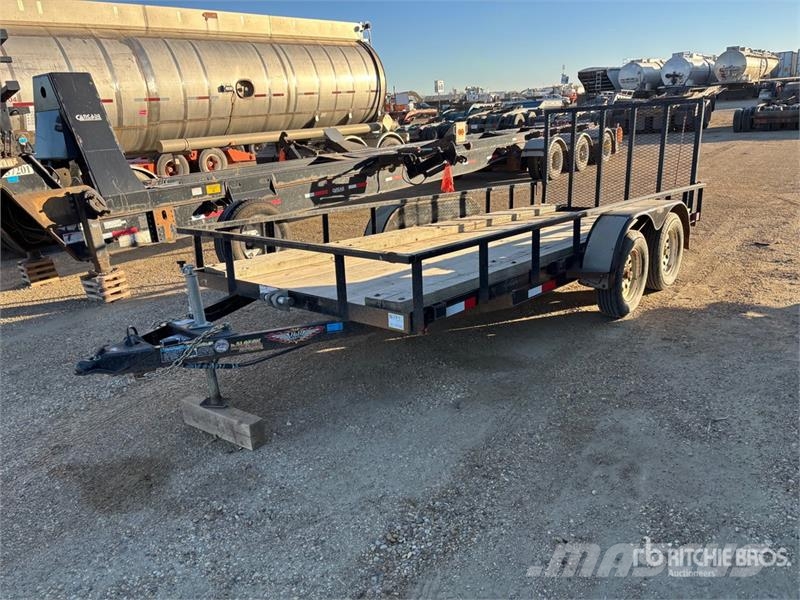 H & H & 16 ft T/A Utility Trailer Kitos priekabos
