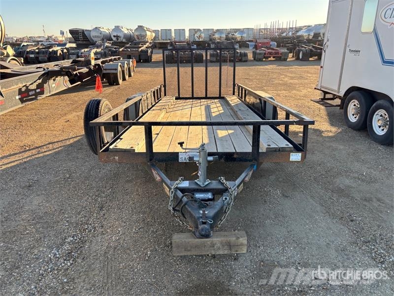 H & H & 16 ft T/A Utility Trailer Kitos priekabos
