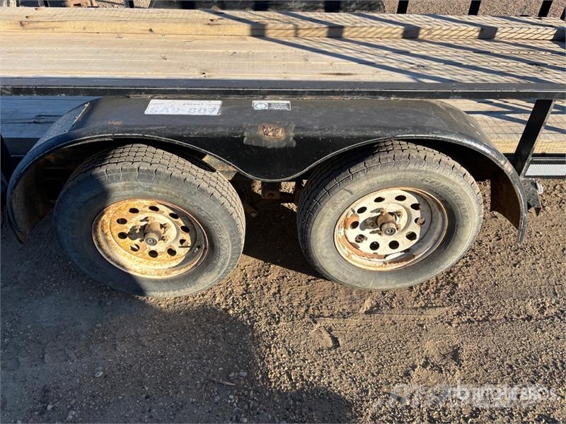 H & H & 16 ft T/A Utility Trailer Kitos priekabos