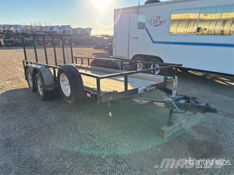 H & H & 16 ft T/A Utility Trailer Kitos priekabos