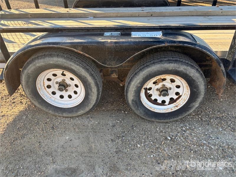 H & H & 16 ft T/A Utility Trailer Kitos priekabos