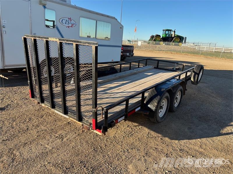 H & H & 16 ft T/A Utility Trailer Kitos priekabos