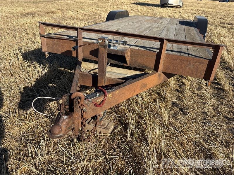 H & H & 20 ft T/A Equipment Trailer Трейлери колесного транспортного засобу