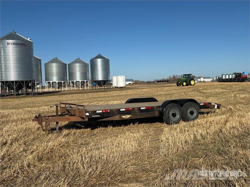 H & H & 20 ft T/A Equipment Trailer Трейлери колесного транспортного засобу