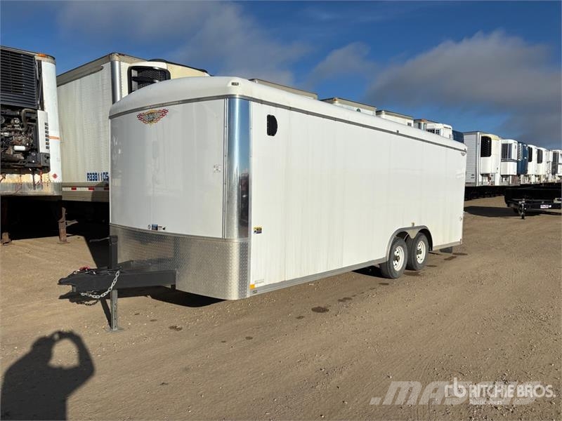 H & H & 22 ft T/A Enclosed Trailer Sanduk prikolice