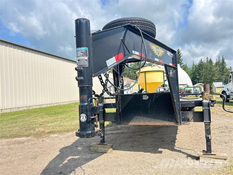 H & H & 30 ft T/A Gooseneck Equipment Trailer Remolques para transporte de vehículos