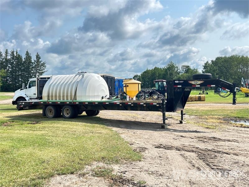 H & H & 30 ft T/A Gooseneck Equipment Trailer Remolques para transporte de vehículos