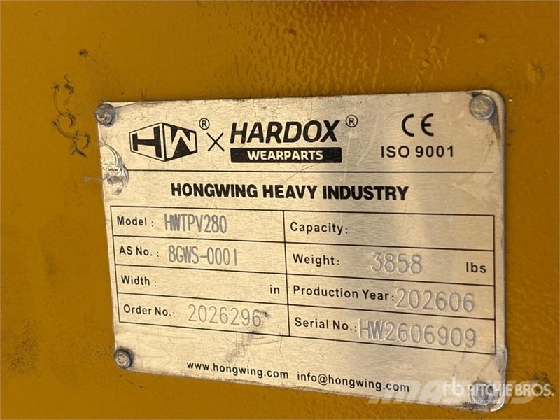 H&W Titan Series HWTPV280 Demolition Pulverizer (Unuse Trituradoras