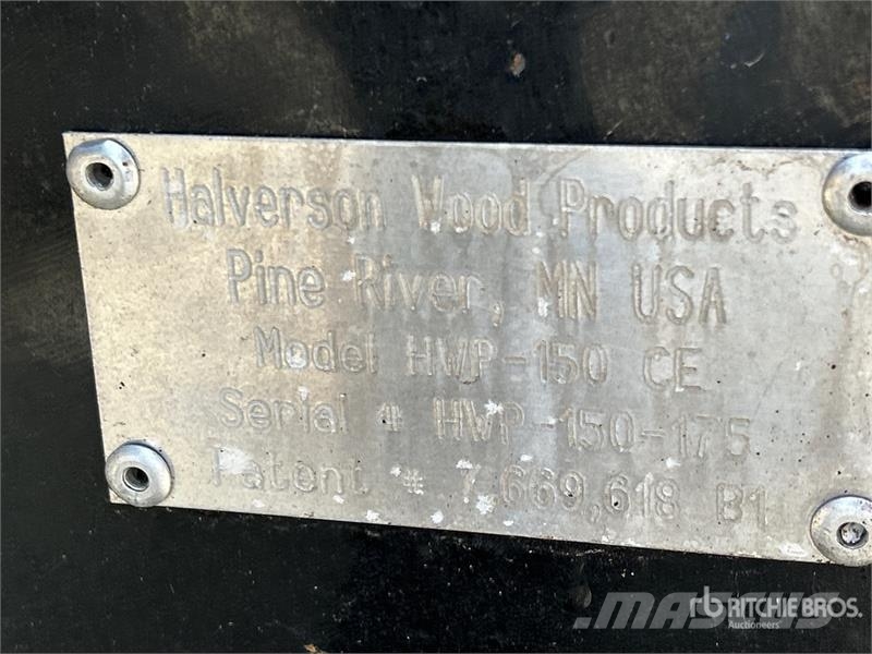  Halverson 150 91 in Skid Steer Firewood Processor Andre komponenter