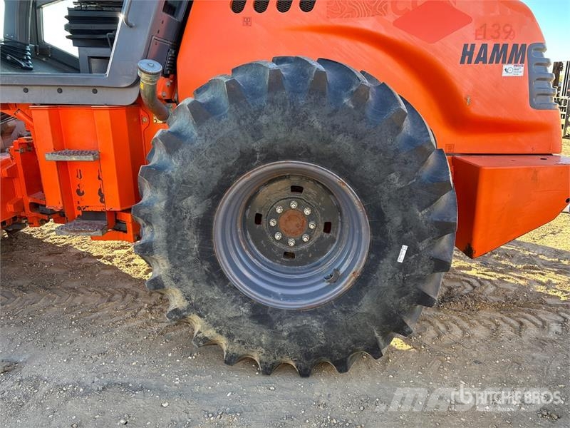 Hamm Padfoot Drum Compactor Vienvalča grunts veltņi
