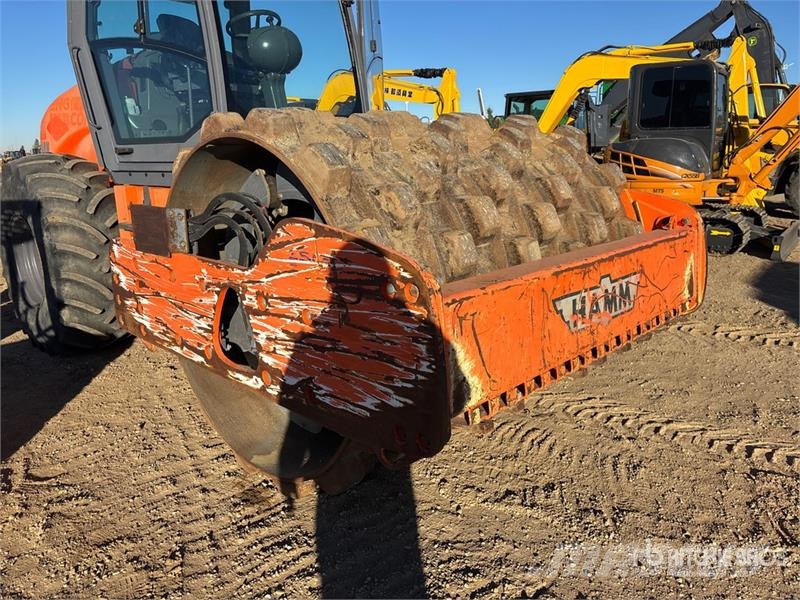 Hamm Padfoot Drum Compactor Vienvalča grunts veltņi
