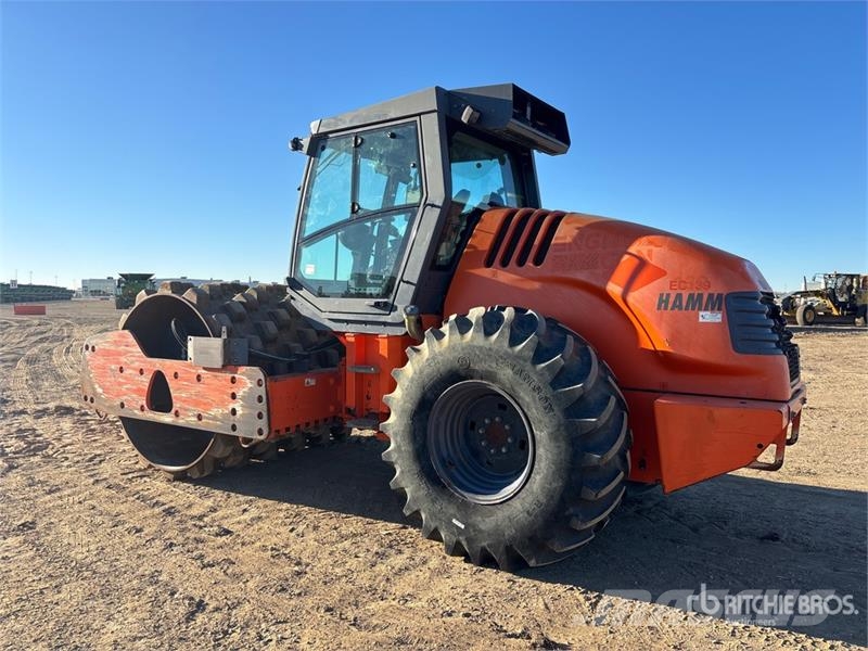 Hamm Padfoot Drum Compactor Vienvalča grunts veltņi