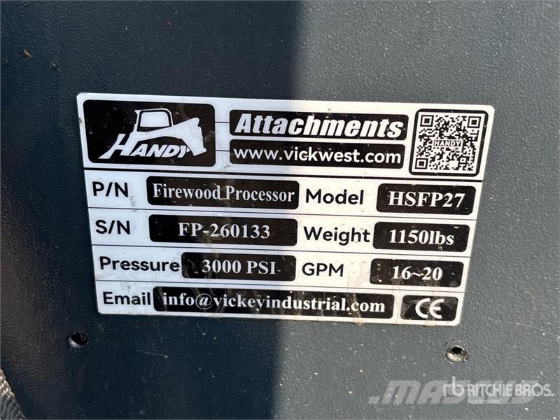 Handy HSFP27 Firewood Processor Інше обладнання