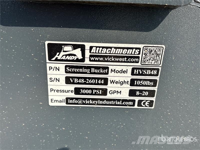 Handy HVSB48 48 in Screening Skid Steer Bucket (Unused) Bakken
