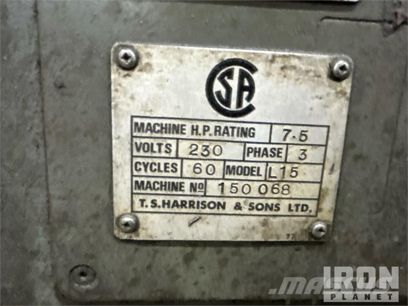 Harrison L15 Lathe Utilaje construcții - Altele