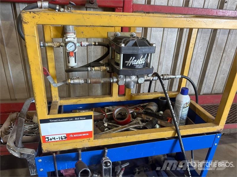 Haskel High-Pressure Testing Cart Other components