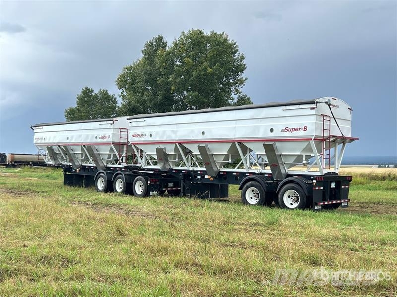 Haul-All 28 ft Tri/A Super B-Train Lead Grain Trai Przyczepy zbożowe