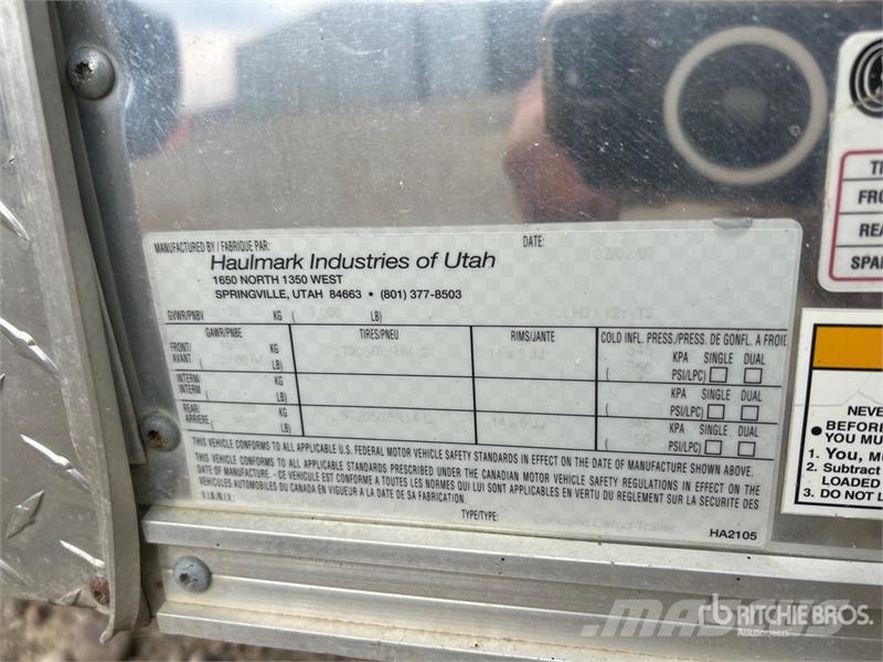 Haulmark 12 ft T/A Enclosed Trailer Reboques de caixa fechada