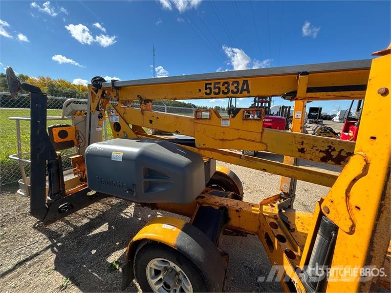 Haulotte 5533A Towable Lift Trailer mounted platforms