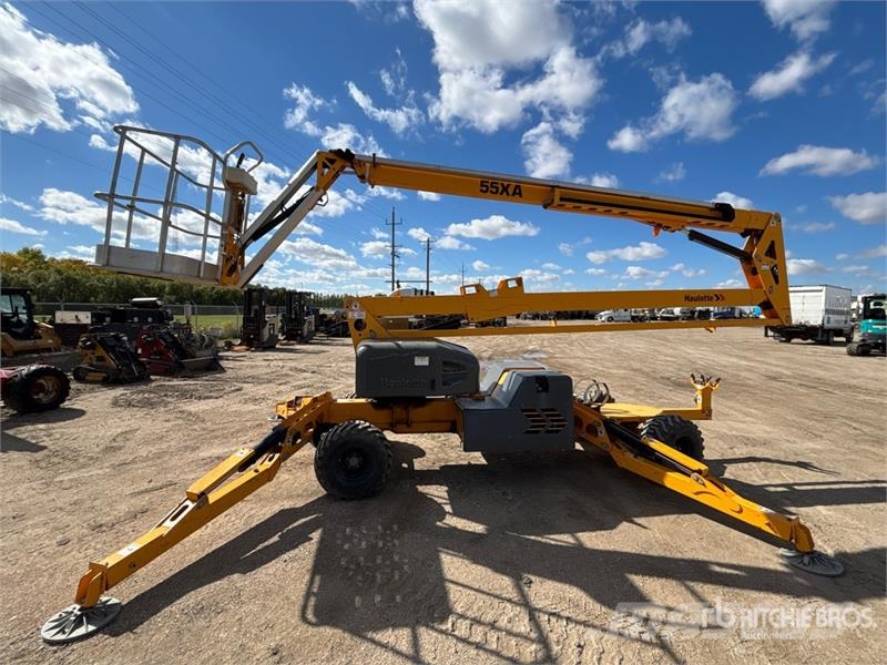 Haulotte 55XA Towable Lift Trailer mounted platforms