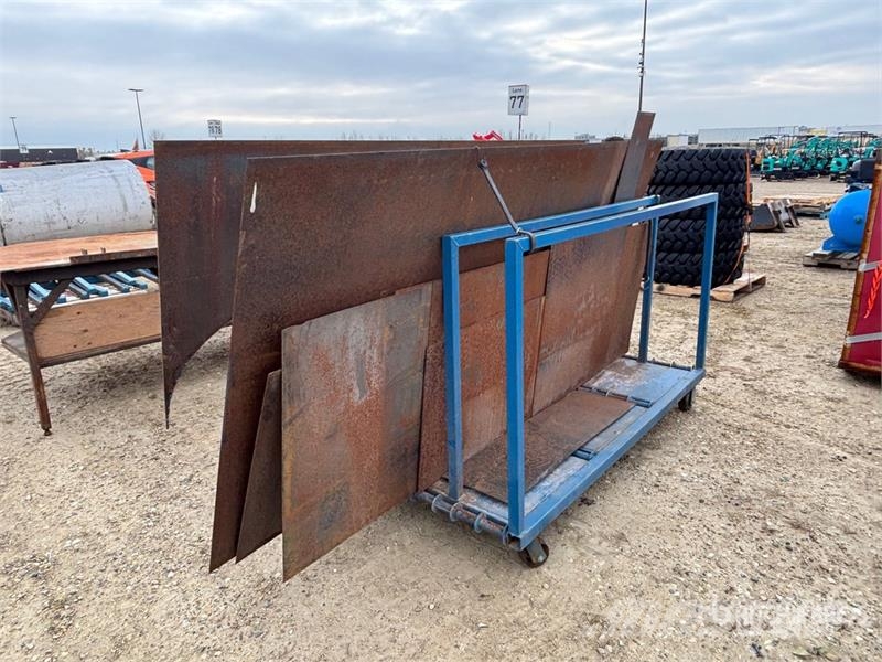 Heavy Duty Steel and Sheet Cart Storage Rack Equipo de almacenamiento y provisión de gas