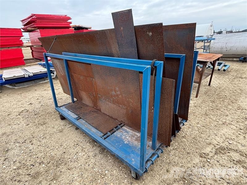  Heavy Duty Steel and Sheet Cart Storage Rack Equipo de almacenamiento y provisión de gas