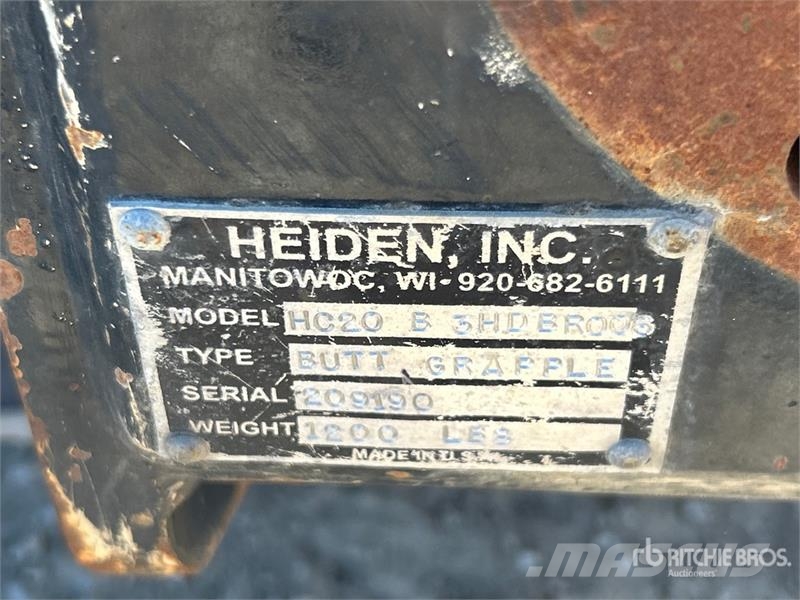  Heiden INC. HC20 B SHDBR006 22 in Grapple خطاطيف
