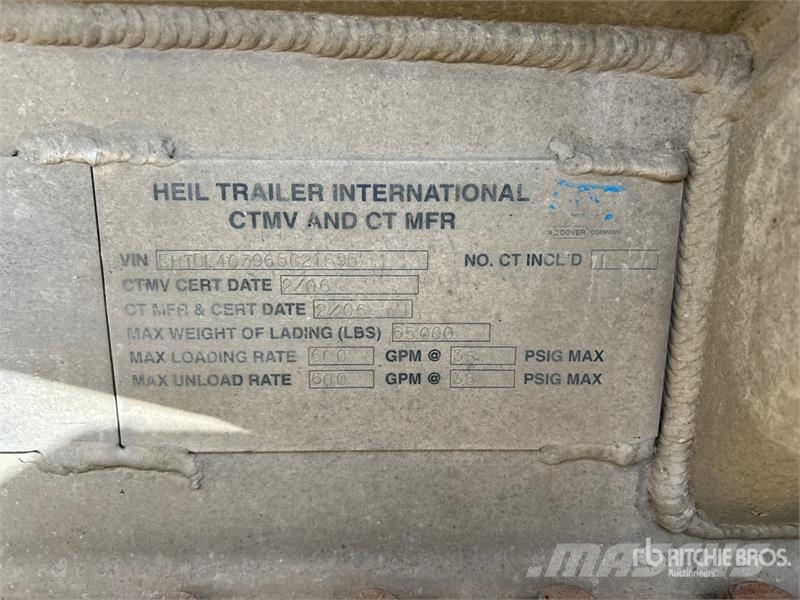 Heil 29000 L Super B-Train Lead Tanker Trailer Rimorchi cisterna