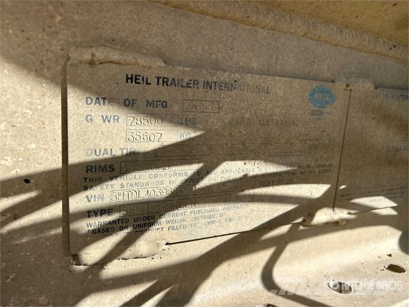 Heil 29000 L Super B-Train Lead Tanker Trailer Rimorchi cisterna