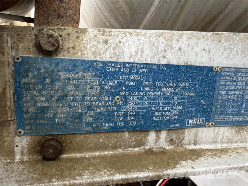 Heil 7400 gal Quad/A Pup Tanker Trailer Tank prikolice