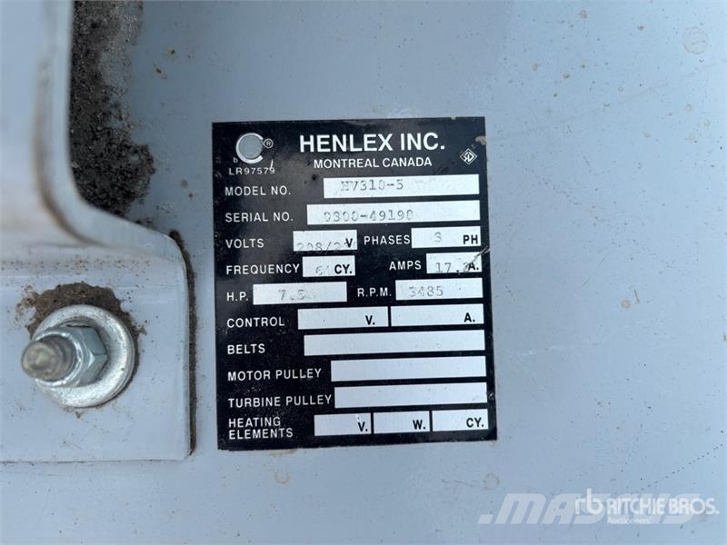 Henlex HV310-5 Air Blower Drugi deli