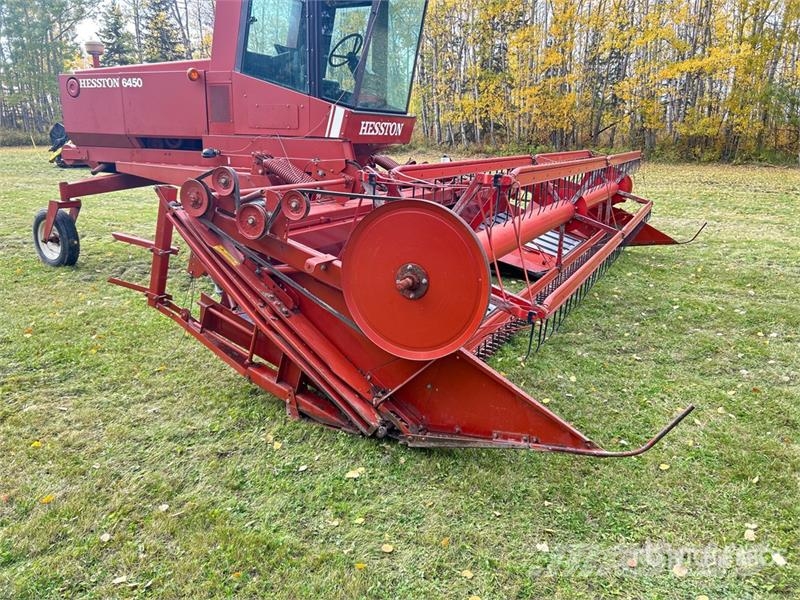 Hesston 6450 18 ft Swather Windrower محشات