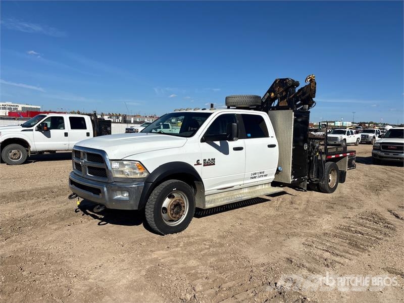 Hiab 077ES4CLX 2800 kg Knuckle Boom on Ram 5500 SLT 4x4 Automobiliniai kranai
