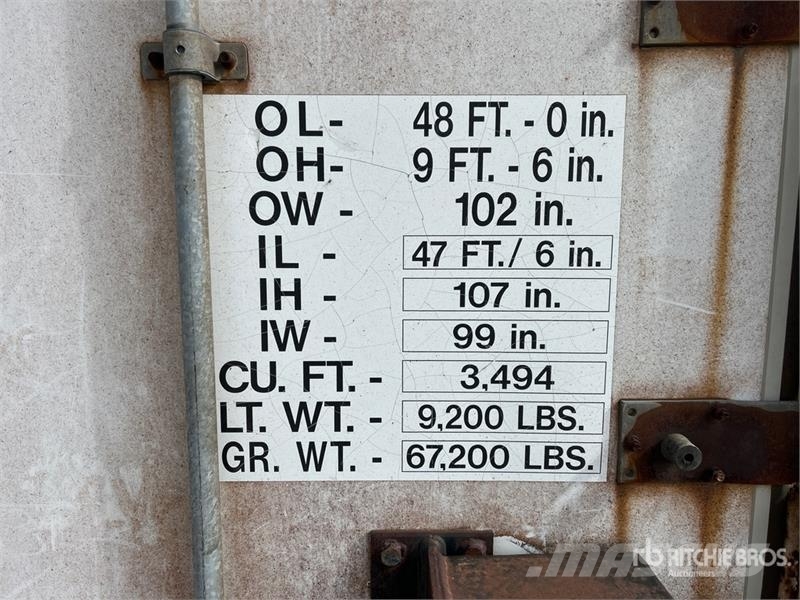 High Cube 48 ft Storage Container Container αποθήκευσης