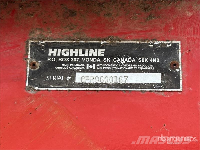 Highline Bale Pro CFR960 14 ft Hydraulic Bale Processor Dérouleuse, pailleuse
