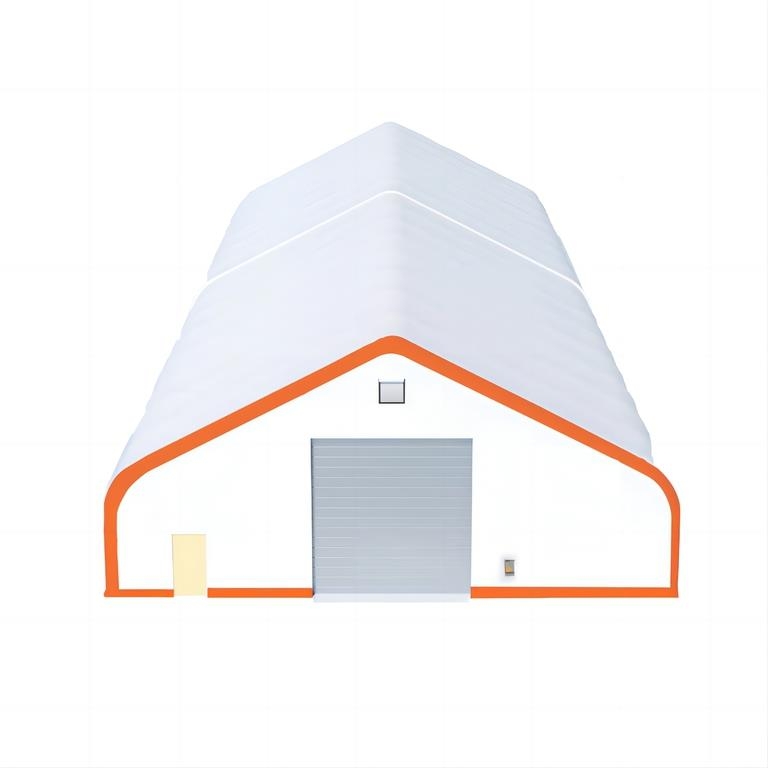 Hill Industrial 1205026 50 ft x 120 ft x 26 ft Storage Teräsrunkorakennukset