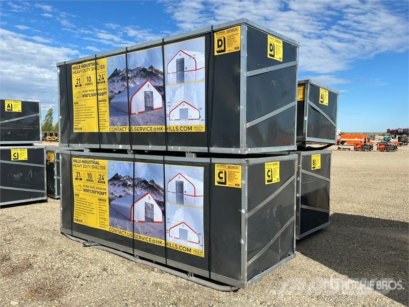 HIlls Industrial 1005026 50 ft x 100 ft Storage Bu Стальные каркасные здания