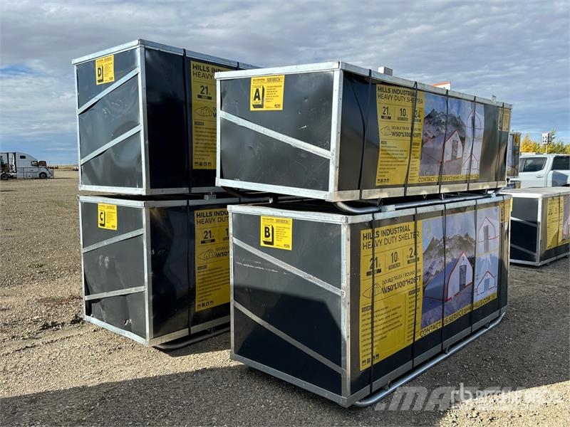 HIlls Industrial 1005026 50 ft x 100 ft Storage Bu Стальные каркасные здания