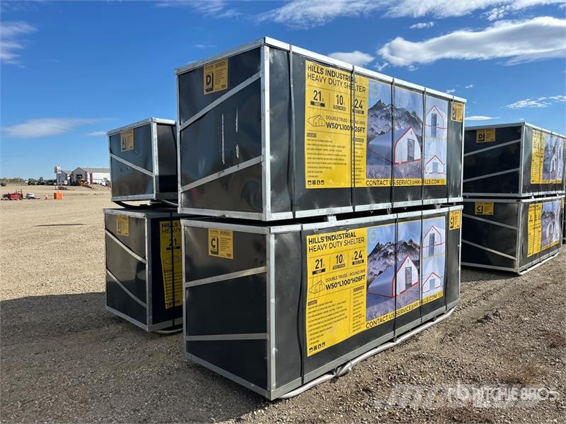 HIlls Industrial 1005026 50 ft x 100 ft Storage Bu Стальные каркасные здания